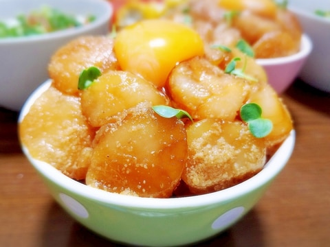 ゴマ香る♪ 漬けホタテ丼★